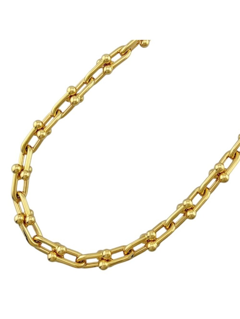 Tiffany & Co HardWear Medium Link Necklace 18k Yellow Gold